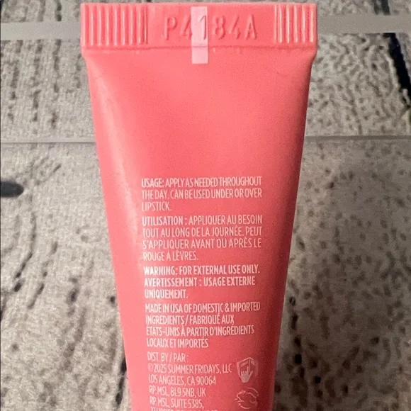 👄 Mini Summer Fridays Lip Butter Balm - Pink Sugar - Picture 3 of 3